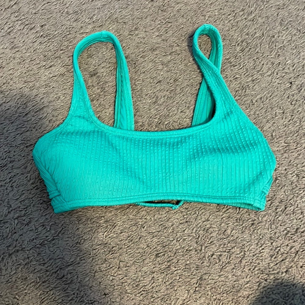 teal bikini top